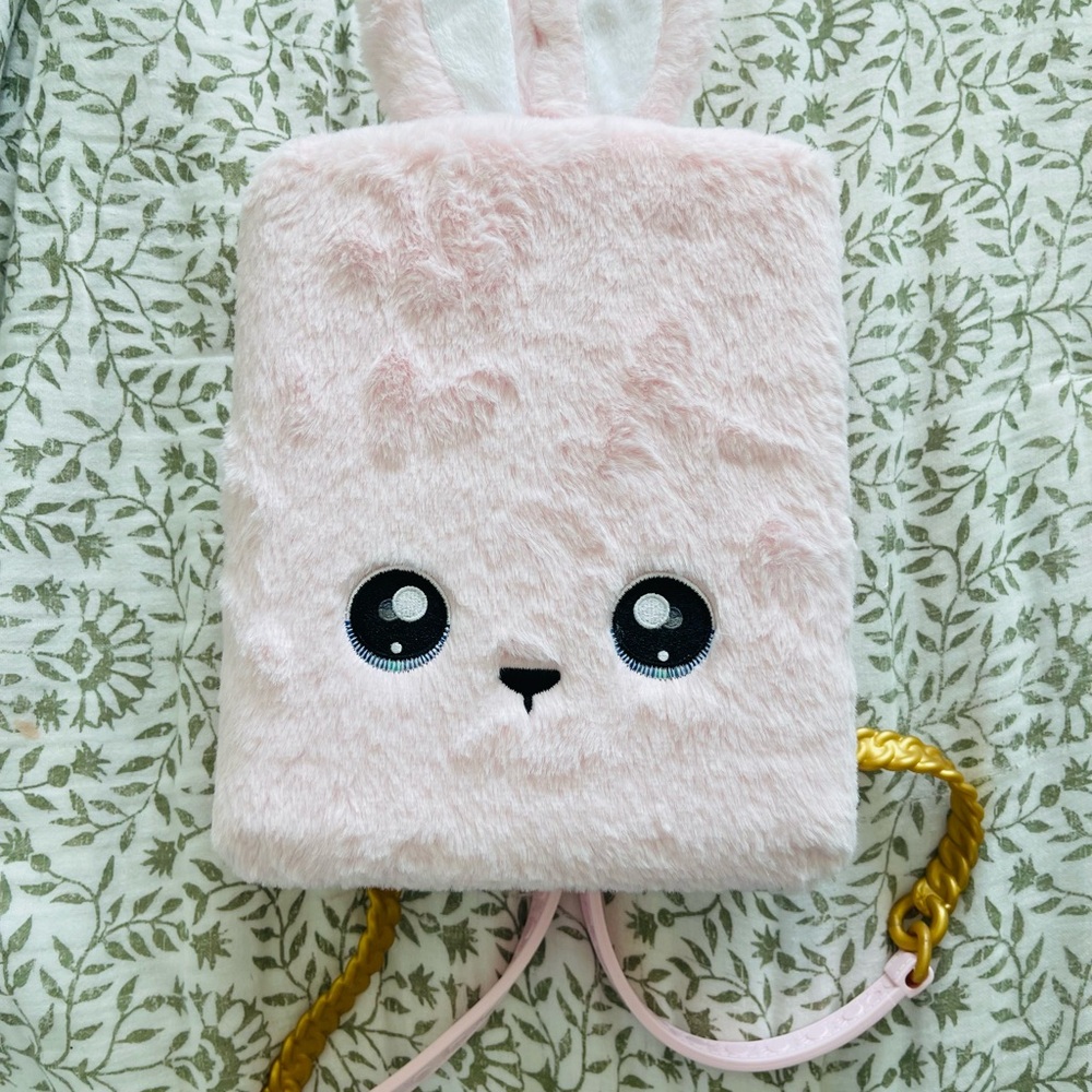 NaNa Soft Pink Bunny Backpack